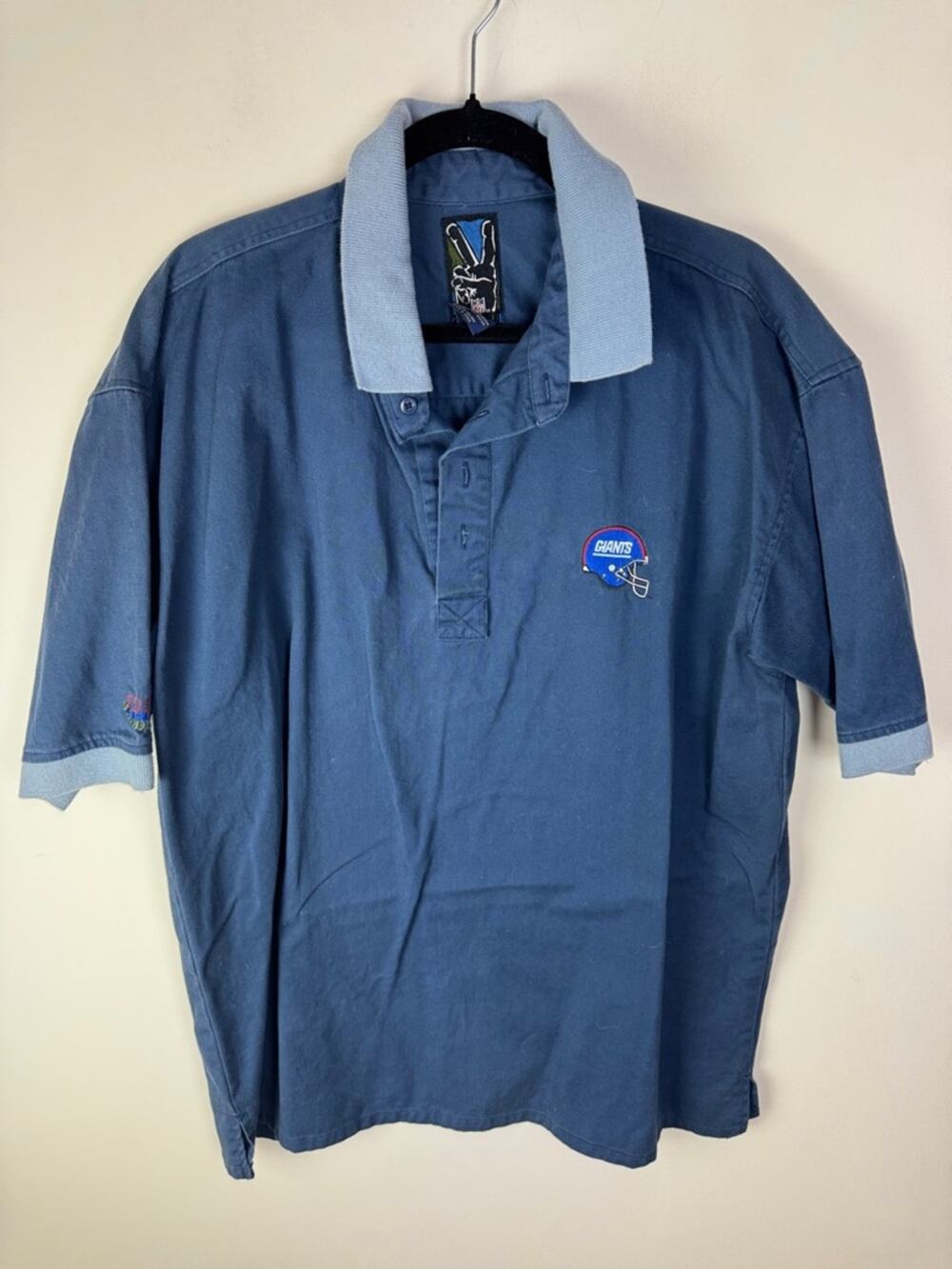 VTG NFL NY Giants Polo - Men's XL